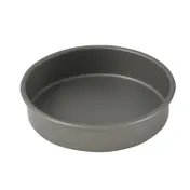 Winco HAC-082 Cake Pan, 8" Dia. X 2"H, Round, 18 Gauge, Anodized Aluminum 1 image