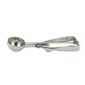 Winco ISS-30 Round Squeeze Handle Disher Portioner, Size 30, Stainless Steel 1 image