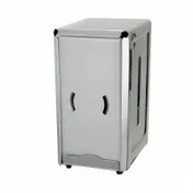 Winco NH-7 Countertop Full-Size Napkin Dispenser - Stainless Steel  1 image