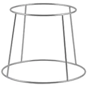 Winco SFR-7 7"H Chrome Plated Seafood Tray Rack - Use with ASFT-Series Seafood Trays 1 image