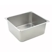 Winco SPTT6 25 Gauge 6" 2/3 Size NSF Solid Steam Table Pan 1 image