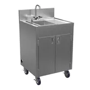 Winholt STCT-BHD2436PUMP-WH Hand Sink, Mobile, 1-Compartment 1 image