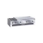 image of Comstock-Castle 10T201 30" Countertop Gas Griddle/Hotplate Combo, Thermostatic Controls, 48.000 BTU