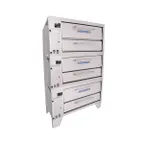 image of Bakers Pride 153 48" Gas Pizza Deck Oven, Triple Deck