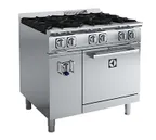 image of Electrolux Professional 169135 36" Gas Restaurant Range w/ (6) Open Burners, (1) Standard Oven, 229.000 BTU