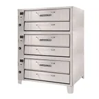 image of Bakers Pride 253 48" Triple Deck Gas Pizza Oven