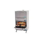 image of Comstock-Castle 2B26N Restaurant Type Double-Deck Gas Oven w/ 2 Standard Ovens, 6" Legs