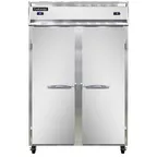 image of Continental Refrigerator 2RFN 52" 2-Section Reach-In Refrigerator/Freezer Combo w/ 2 Solid Doors