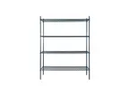 image of Atosa USA MWSSE182474 Epoxy 4-Tier Wire Shelving Unit w/ 74" Posts - 18"W x 24"D