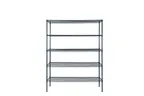 image of Atosa USA MWSSE183686 5-Tier Wire Shelving Unit w/ 86" Posts - 18"W x 36"D