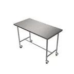 image of BK Resources FVT-6030 Pub Table, 60"D X 30"W, 18 Guage Stainless Steel
