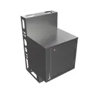 image of BK Resources UBC-DW-21-F24HL Top Shelf Underbar Cabinet, Flat Top, 24"X21"
