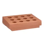 image of Cambro CR12157 Cutlery Rack, 12 Compartments, 33"L x 22-3/4"W x 9"H, Polyethylene, Coffee Beige