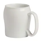 image of Cambro MDSM8CNL148 Camwear Contoured 8 oz Ceramic Mug, 4.75" x 3.69" H, Microwave Safe - 48/Case