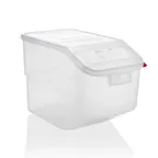 image of Carlisle 00918 Araven 13‑Gallon Bin, 22‑1/4" x 13‑3/8" x 16" Slip-On Lid, Window, FIFO, Stackable