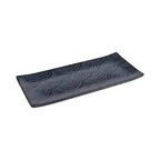 image of GET B230090-CDB Elite Global Solutions Plate, 9" x 4-1/4", Rectangular, Dark Blue, Melamine