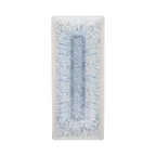 image of GET B230115-CLB Elite Plate, 11-1/2" x 4-7/8", Rectangular, Light Blue, Melamine, Dishwasher Safe