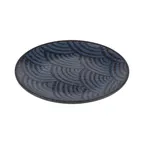 image of GET B234058-CDB Dark Blue 5-3/4" Round Melamine Plate, 5-3/4" Dia., Dishwasher Safe