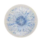 image of GET B234058-CLB Elite Global Solutions Light Blue 5-3/4" Round Melamine Plate – Dishwasher Safe