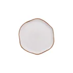 image of GET PA1605892012 Dinner Plate, 8.5" Dia x .500" H, Beige Porcelain, Corona Artisan - 1 Dozen