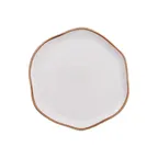 image of GET PA1605892912 Dinner Plate, 11.6" Dia. X .600" H, Beige Porcelain, Corona Artisan - 1 Dozen