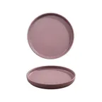 image of GET PA1822992012 Dinner Plate 8" Dia. x .700" H, Round Rustic Porcelain Corona Cosmos Nova - 1 Dozen