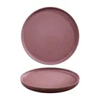 image of GET PA1822992812 Dinner Plate 11" Dia x 1" H Round Rustic Porcelain Corona Cosmos Nova - 1 Dozen