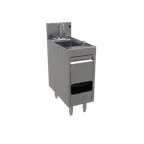 image of Glastender DHSB-12-C 12" Underbar Hand Sink Unit, Cabinet Base with Soap & Towel Dispenser
