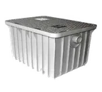 image of GSW USA 3950A04 Endura® Medium Grease Interceptor, 4" Inlet/Outlet - 122 lbs Grease Cap. / 50 GPM