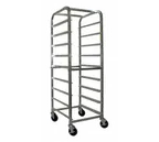 image of GSW USA AAR-9GW Glass Rack Cart, 9-Rack 20x20 Capacity, 67-72 Height, Welded Aluminum