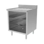image of GSW USA BS-GRSC24 Glass Rack Storage Cabinet, 24"W X 24"D X 33-1/4"H, Open Front