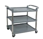 image of GSW USA C-23WM 3-Tier Heavy-Duty Bus Cart w/ 150 lb. Load Capacity