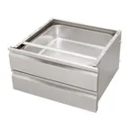 image of GSW USA DA-2H1520 Double Hanging Drawer, For Work Table