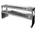 image of GSW USA DS-SP48 Double Overshelf, 48-1/4"L X 12"W, Stainless Steel Construction
