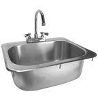 image of GSW USA HS-1317I Drop-In Hand Sink, One Compartment