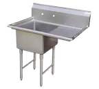 image of GSW USA SE18181R24 One Compartment Sink, 45-1/8"W X 24"D X 45"H