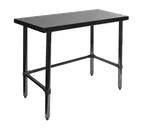 image of GSW USA WT-P3048B Stainless Steel Top " 40" - 48" Work Table