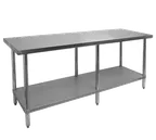 image of GSW USA WT-P3072US Undershelf, 72"W X 30"D, 18/430 Stainless Steel