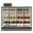 image of Infrico USA IAG-ML25DGUM1 102" Merchandiser Refrigerator with Glass Door
