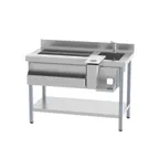 image of Infrico USA IMD-BST1200N Ice Cooled Neutral Bar Station Counter, Ice Bin