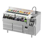 image of Infrico USA IMD-BST1600R Refrigerated Bar Station Counter