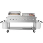 image of Koolmore CGKIT6-G30P30 60" Outdoor Gas Grill, (8) Burner
