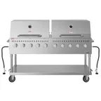 image of Koolmore CGKIT7-D36D36 72" Outdoor Gas Grill, (10) Burner