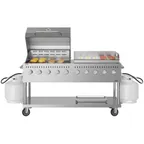 image of Koolmore CGKIT7-D36G36 72" Outdoor Gas Grill, (10) Burner