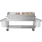 image of Koolmore CGKIT7-G36G36 72" Outdoor Gas Grill, (10) Burner