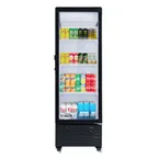 image of Koolmore KM-MDR-1GD-8C 21" Merchandiser Refrigerator, 8 cu ft, Stainless Steel, Glass Door, Defrost