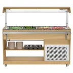 image of Koolmore KM-RBT-54ACS 58" Refrigerated Buffet Table