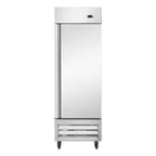 image of Koolmore KM-RIC-1DSS 1-Section Solid Door Convertible Refrigerator Freezer, Bottom Mounted, 23 cu. ft., Stainless Steel