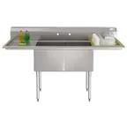 image of Koolmore KM-SB181814-18B316 Commercial Sink, (2) Compartment, 72"W
