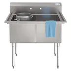 image of Koolmore KM-SB182414-N3 Commercial Sink, (2) Compartment, 42"W